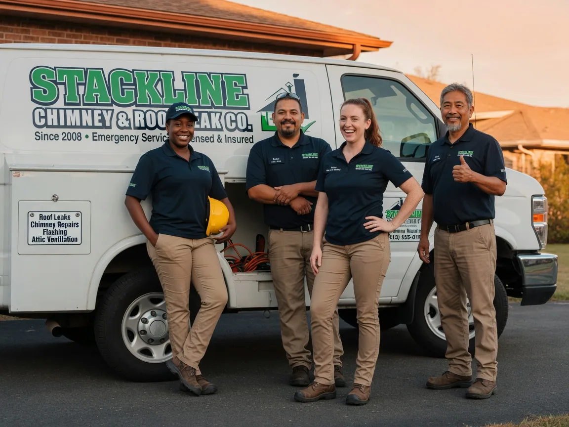 Chimney flashing repair company in Coffeeville, MS